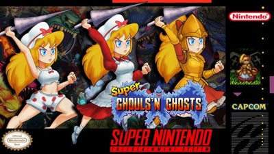 Super Ghouls n' Ghosts: Maiden Edition - Fanart - Box - Front (null) - 686x386