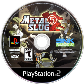 Metal Slug 5 - Disc (North America) - 1280x1280