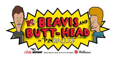 Beavis and Butt-head: Pinballed - Clear Logo (World) - 3948x1976