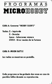 Moon Battle - Advertisement Flyer - Front (Spain) - 242x388