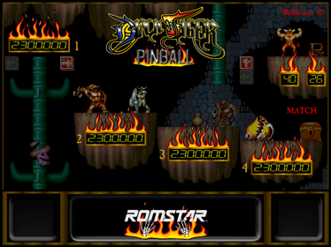 Black Tiger Pinball - Arcade - Marquee (World) - 1023x767