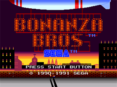 Bonanza Brothers - Screenshot - Game Title (null) - 638x479