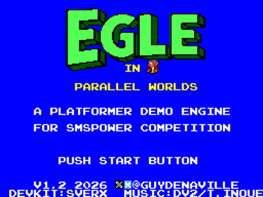 Egle in Parallel Worlds - Screenshot - Game Title (World) - 256x192