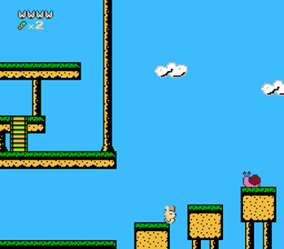 Rabbit Adventurer - Screenshot - Gameplay (World) - 256x224
