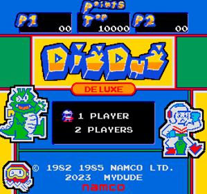 Dig Dug Deluxe - Screenshot - Game Title (null) - 256x240