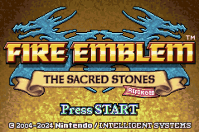 Fire Emblem: The Sacred Stones Reforged - Screenshot - Game Title (null) - 240x160