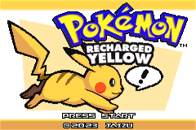 Pokémon Recharged Yellow - Screenshot - Game Title (World) - 240x160
