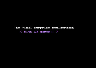 The Final Surprise Boulderdash - Screenshot - Game Title (Europe) - 384x272