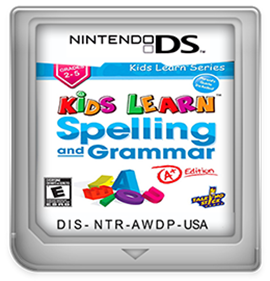 Kids Learn Spelling and Grammar: A+ Edition - Fanart - Cart - Front (North America) - 260x270