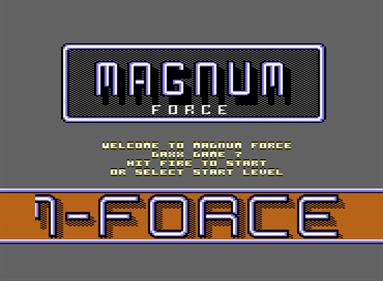 Magnum Force - Screenshot - Game Title (null) - 717x526