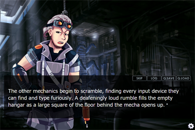 Mech_Romancer: A Transhumanist Robot Dating Simulator - Screenshot - Gameplay (World) - 960x640