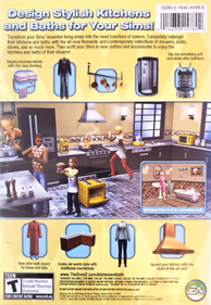 The Sims 2: Kitchen & Bath Interior Design Stuff - Box - Back (North America) - 996x1437