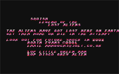 Squish: Legend of the Lost Aliens - Screenshot - Game Title (null) - 320x200