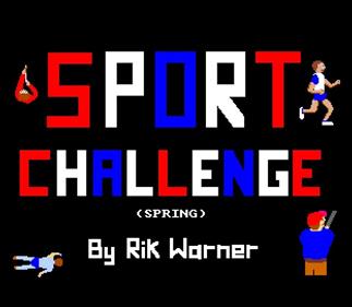 Sport Challenge (Spring) - Screenshot - Game Title (null) - 624x542