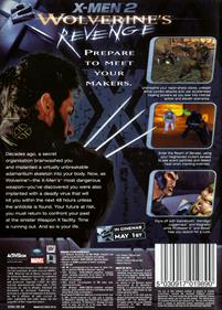 X2: Wolverine's Revenge - Box - Back (Europe) - 1537x2148