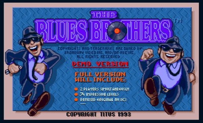 The Blues Brothers: Jukebox Adventure - Screenshot - Game Title (null) - 693x421