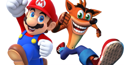 Crash Bandicoot and the Retro Dimension - Fanart - Background (null) - 1708x900