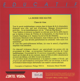 La bosse des maths: 4eme - Box - Back (France) - 1268x1273