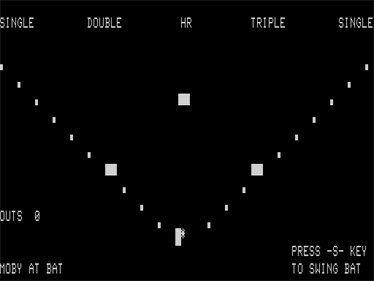 Batter Up (TRS-80 Software Exchange) - Screenshot - Gameplay (North America) - 512x384