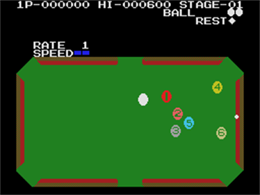 Konami's Billiards - Screenshot - Gameplay (null) - 256x192