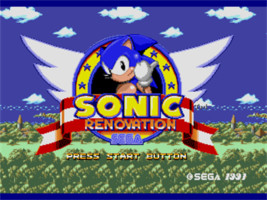 Sonic Renovation: Director's Cut - Screenshot - Game Title (null) - 320x240