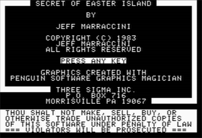 Secret of Easter Island - Screenshot - Game Title (null) - 560x384