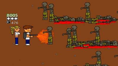 Protect Zoey from the Zombies - Screenshot - Gameplay (World) - 1000x562