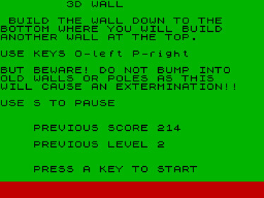 3D Wall - Screenshot - Game Title (null) - 512x384