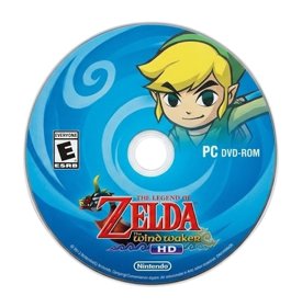The Legend of Zelda: The Wind Waker HD - Fanart - Disc (North America) - 495x504