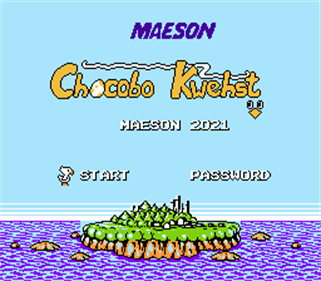 Chocobo Kwehst - Screenshot - Game Title (null) - 256x224