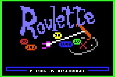 Roulette (Editronica) - Screenshot - Game Title (null) - 619x416