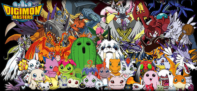Illustration of Digimon Masters Online