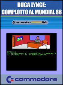 Duca Lynce: Complotto al Mundial 86 - Fanart - Box - Front (null) - 798x1072