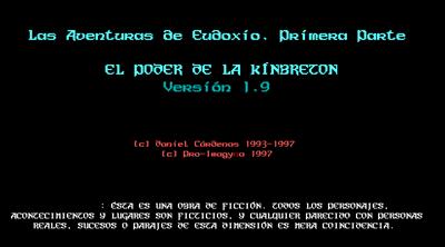 El Poder de la Kinbreton - Screenshot - Game Title (Spain) - 2160x1200