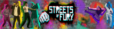 Streets of Fury EX - Arcade - Marquee (null) - 845x220