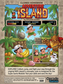 Adventure Island - Box - Back (World) - 896x1200