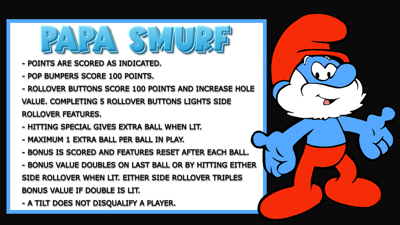 Papa Smurf - Arcade - Controls Information (null) - 1920x1080