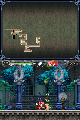 Illustration of Sonic's Friends in Dawn of Sorrow