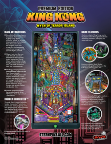 King Kong: Myth of Terror Island - Advertisement Flyer - Back (null) - 850x1100