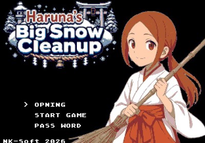 Haruna's Big Snow Cleanup - Screenshot - Game Title (null) - 624x437