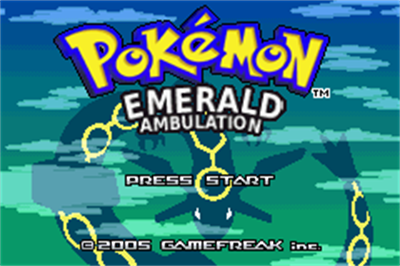 Pokémon Emerald Ambulation - Screenshot - Game Title (World) - 240x160