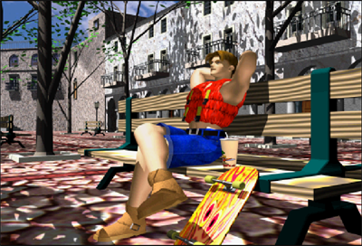 Virtua Fighter CG Portrait Series Vol. 8: Lion Rafale - Screenshot - Gameplay (Japan) - 704x480