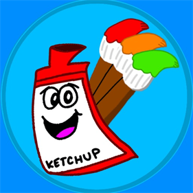 Ketchup and Mustard Coloring Station - Clear Logo (United States) - 512x512