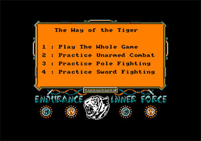 The Way of the Tiger - Screenshot - Game Select (World) - 384x270