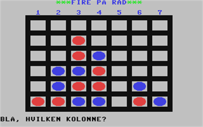 Fire på Rad - Screenshot - Gameplay (Norway) - 320x200