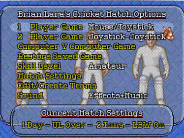 Brian Lara's Cricket - Screenshot - Gameplay (World) - 320x240