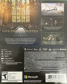 Hogwarts Legacy  - Box - Back (North America) - 1187x1499