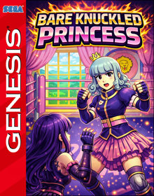 Bare Knuckled Princess - Fanart - Box - Front (null) - 798x1016