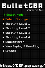 BulletGBA - Screenshot - Game Title (null) - 160x240