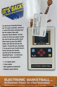 Mattel Electronics: Basketball - Box - Back (United States) - 544x827